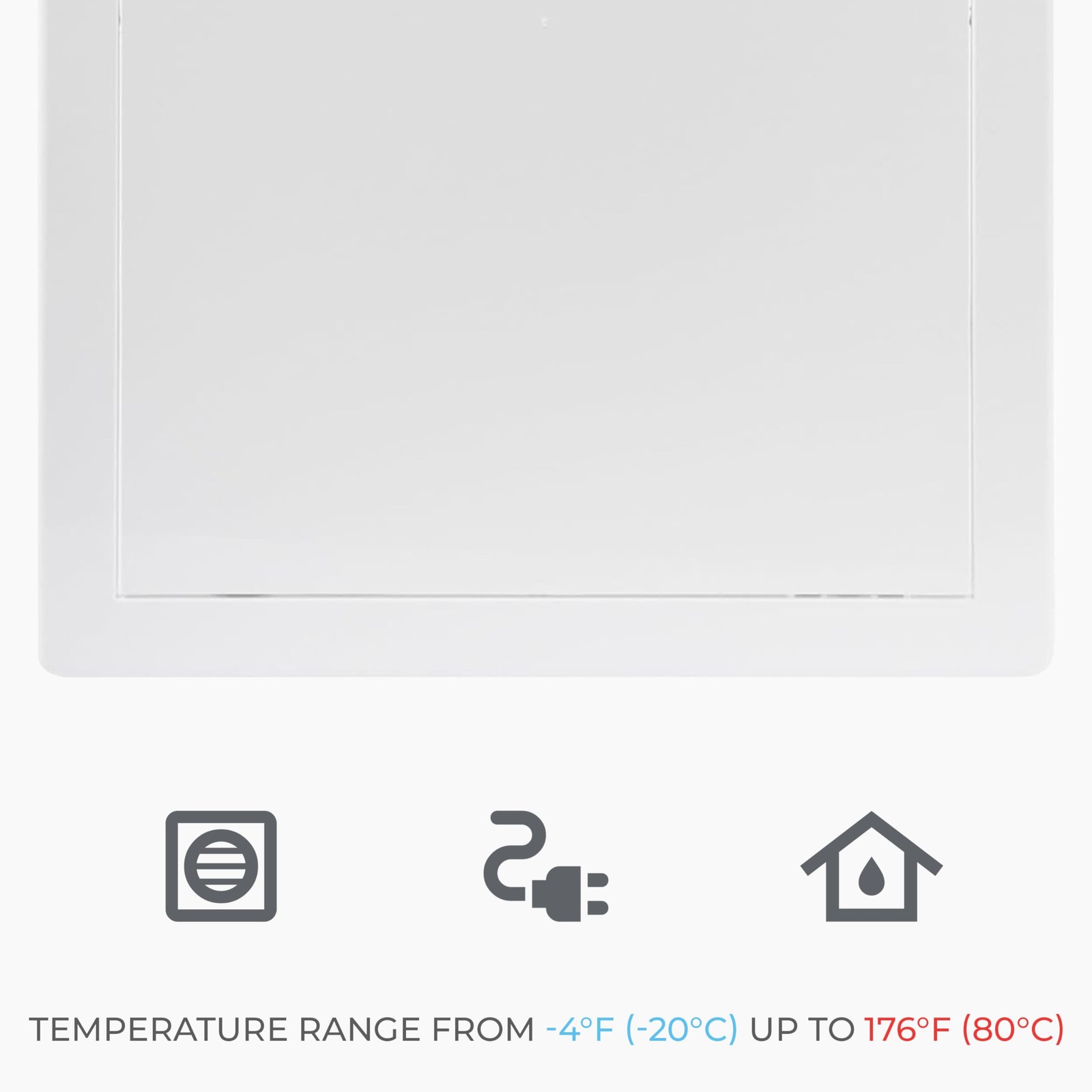 10x13 Inch White Access Panel Drywall ABS Plastic Square Wall Ceiling Door