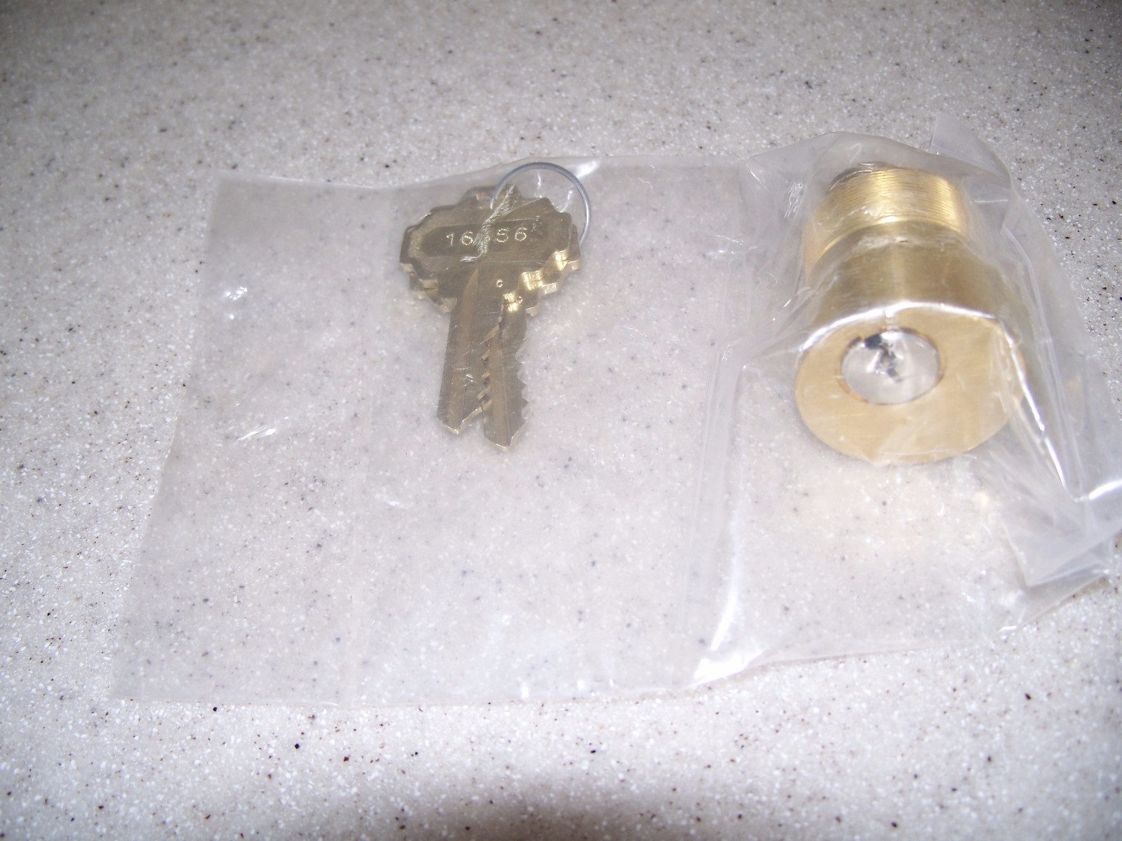 Kaba Ilco Mortise Cylinder  2 keys have EmTEK on them free 1st same day ship