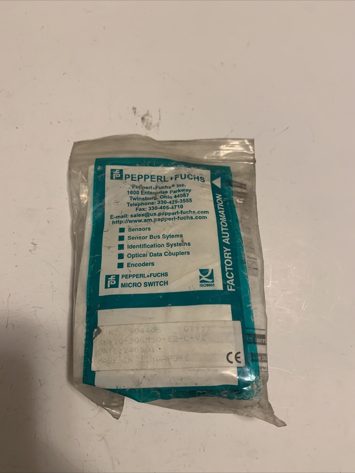 Pepperl + Fuchs 904406 Sensor NBB10-30GM50-E2-C-V1 - New In Box I2