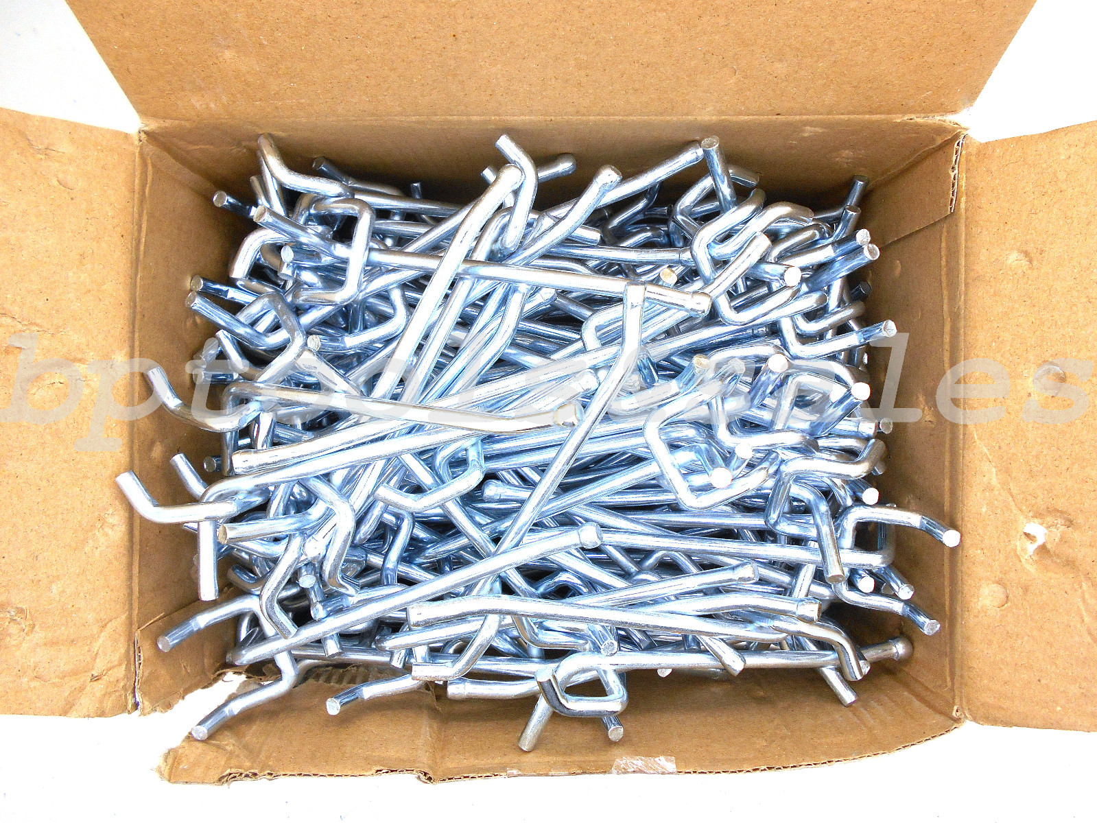(100) 8" x 1/4" Pegboard Hooks Shelf Hanger Kit Garage Storage Hanging All Metal