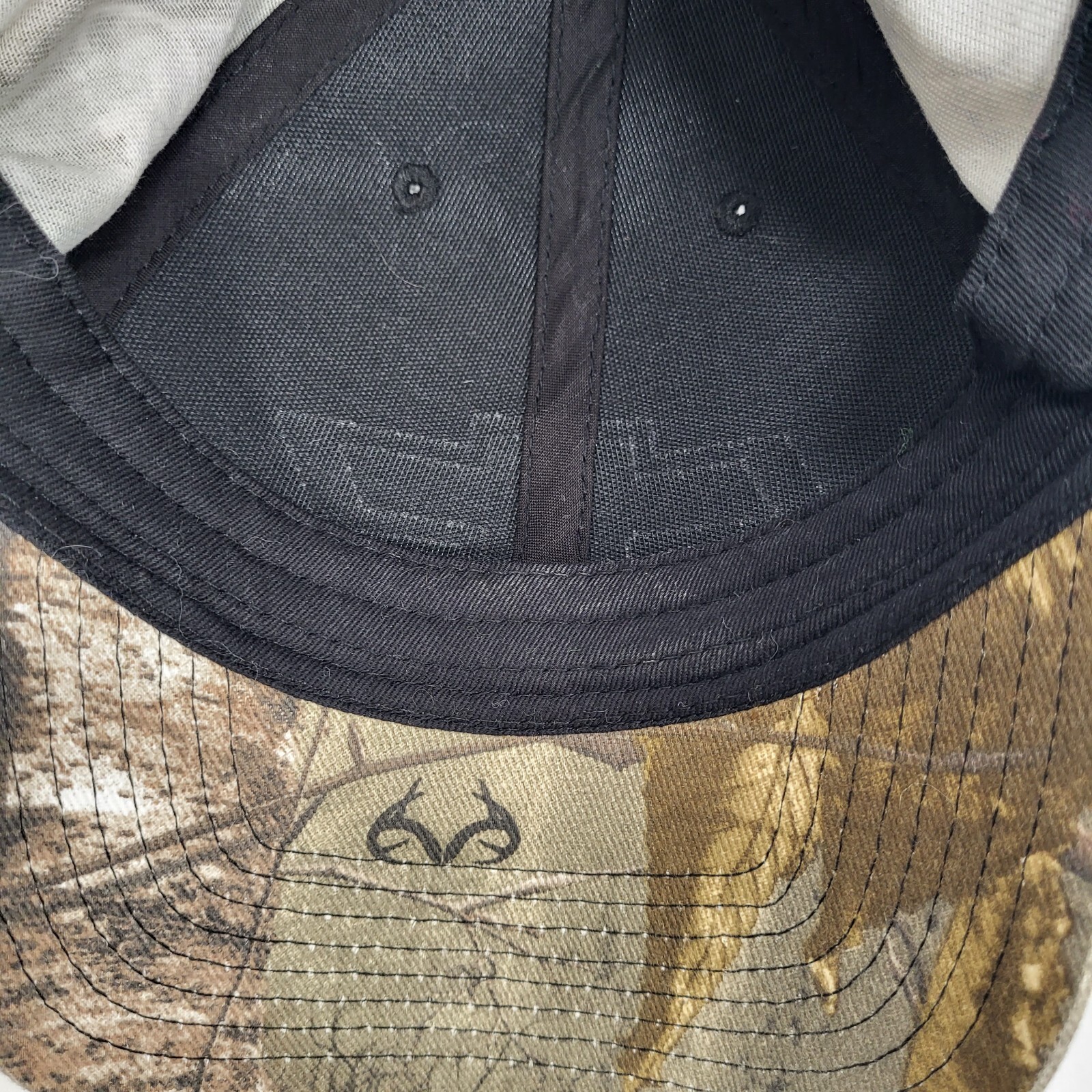 GM Chevrolet Black Camo Camouflage RealTree Hook Loop Adjustable Hat
