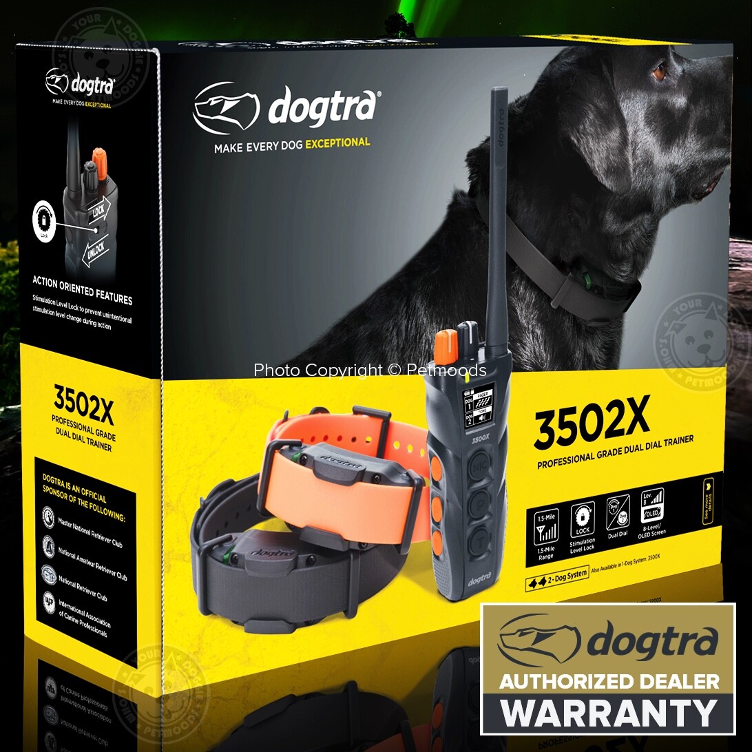 Dogtra 3502X Dual Knob 2-Dog Training Collars System