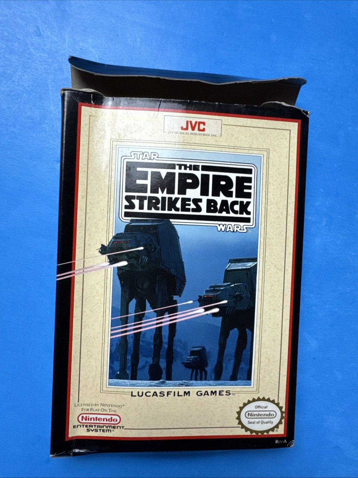 STAR WARS The Empire Strikes Back Box Only Nintendo NES 100% Authentic