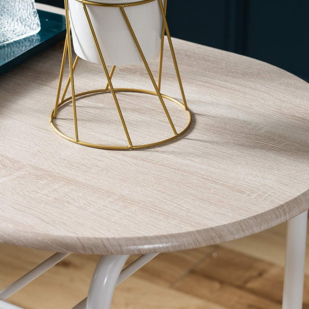 3 Piece Dining Set,Small Kitchen Table Set for 2,Breakfast Table Set,Kitchen Woo