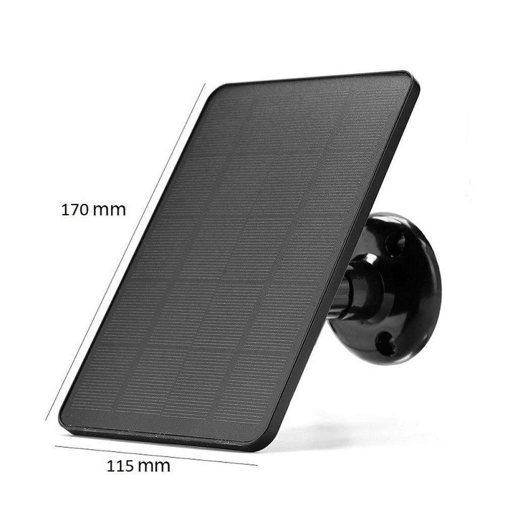 4W Solar Charging Panel for For security Cameras 17.5cm x 11.5cm Dimensions