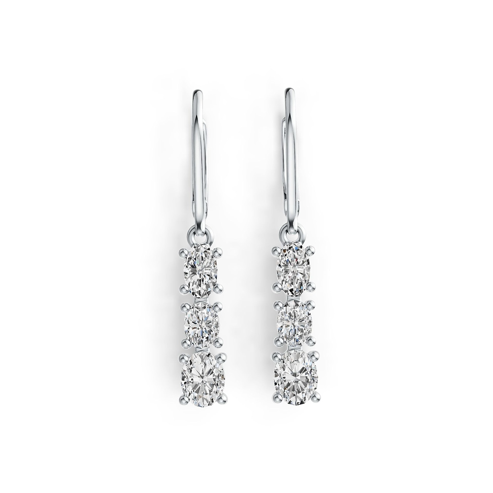 Sterling Silver Semi Mount Earrings Setting Oval OV 5X4mm OV 5X3mm OV 4X3mm