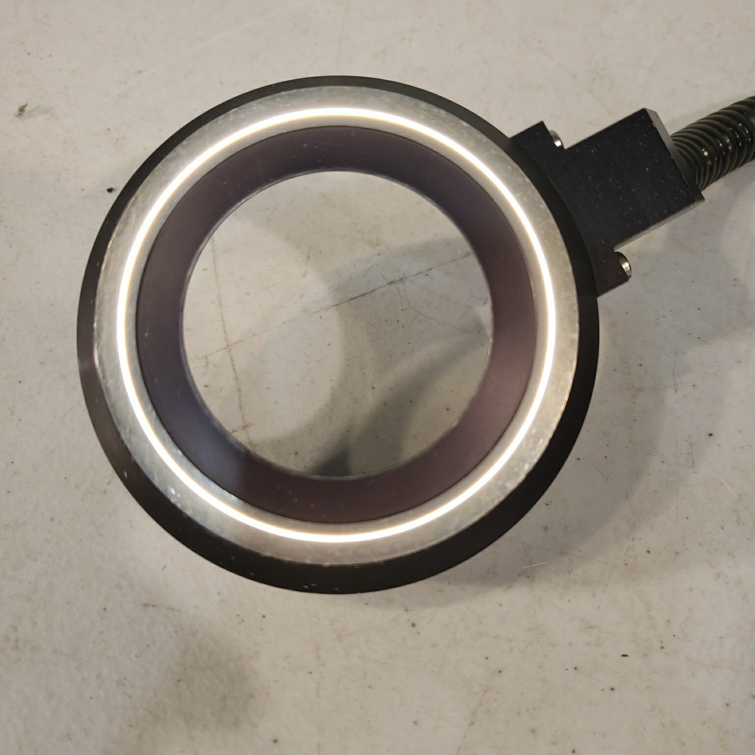 Leeds Fiber Optic Microscope Ring Lamp Length: 40", ID: 49mm, Bundle: 9mm