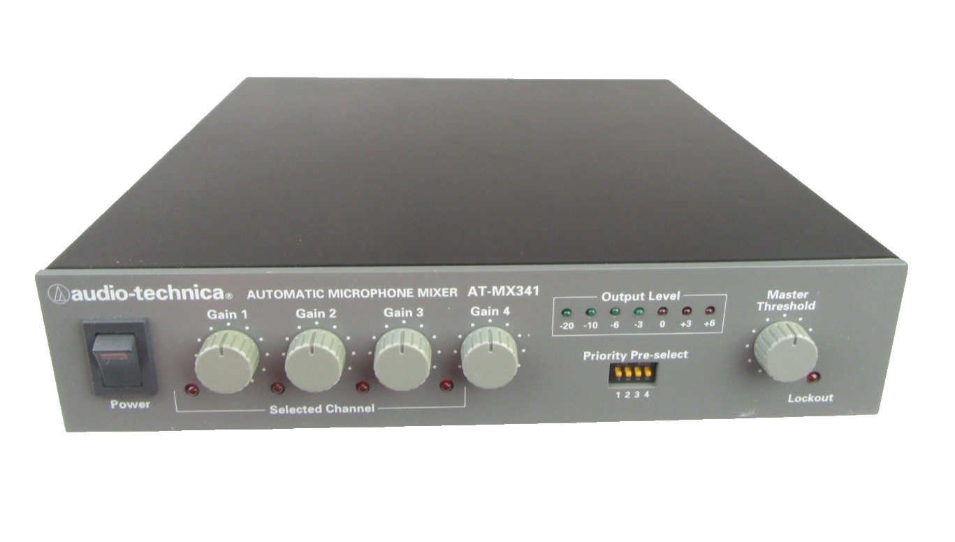 Audio Technica AT-MX341 4-Channel Smart Mixer - New Old Stock, Free Shipping