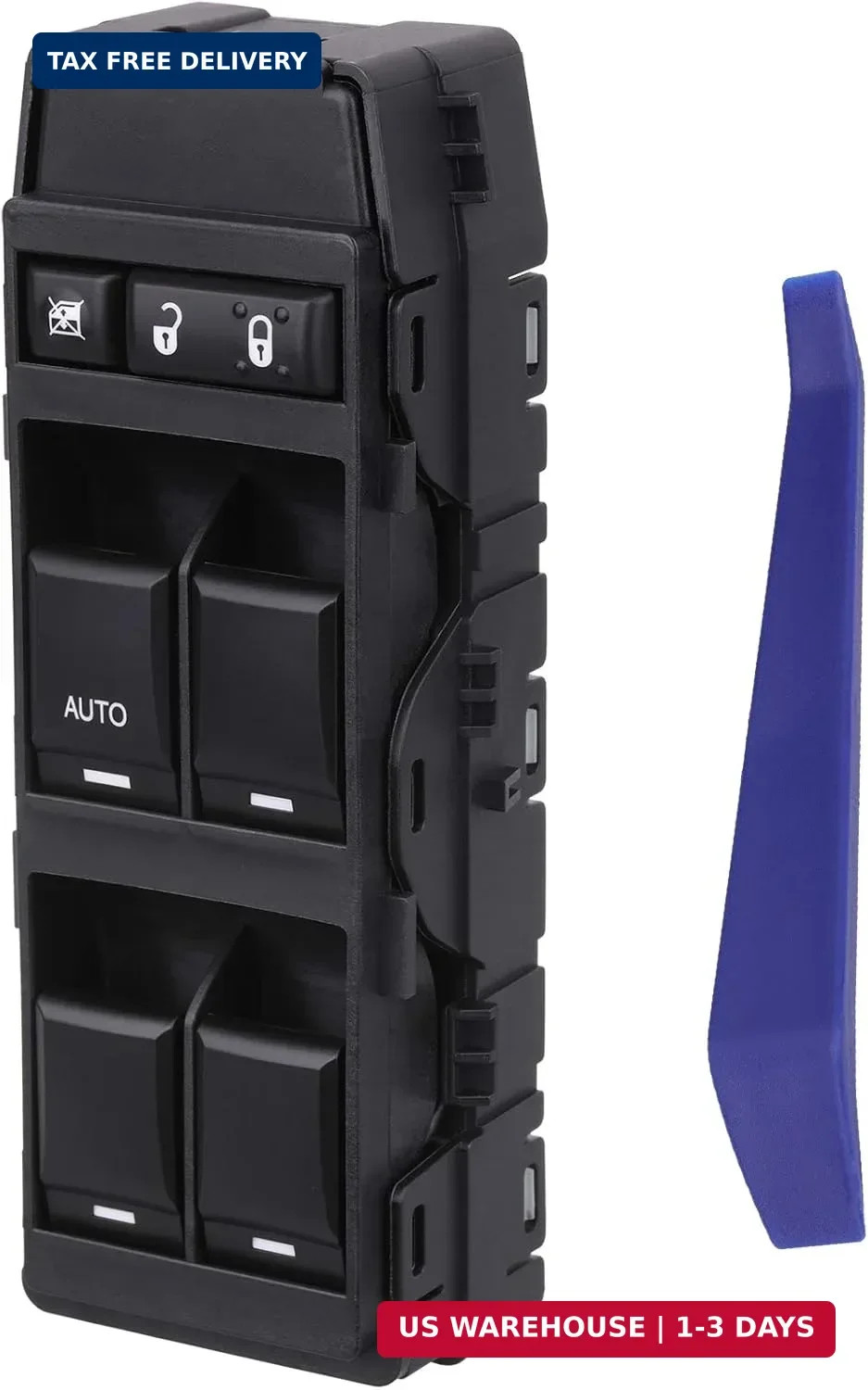 Power Window Switch Front Left Driver Side, Compatible with 2008-2013 Dodg