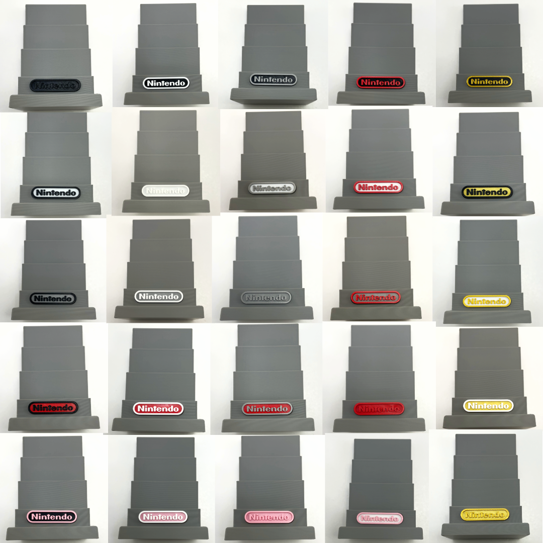 Gameboy Advance & 8 Game's in Cases Display - DISPLAY ONLY (Customize Colors)