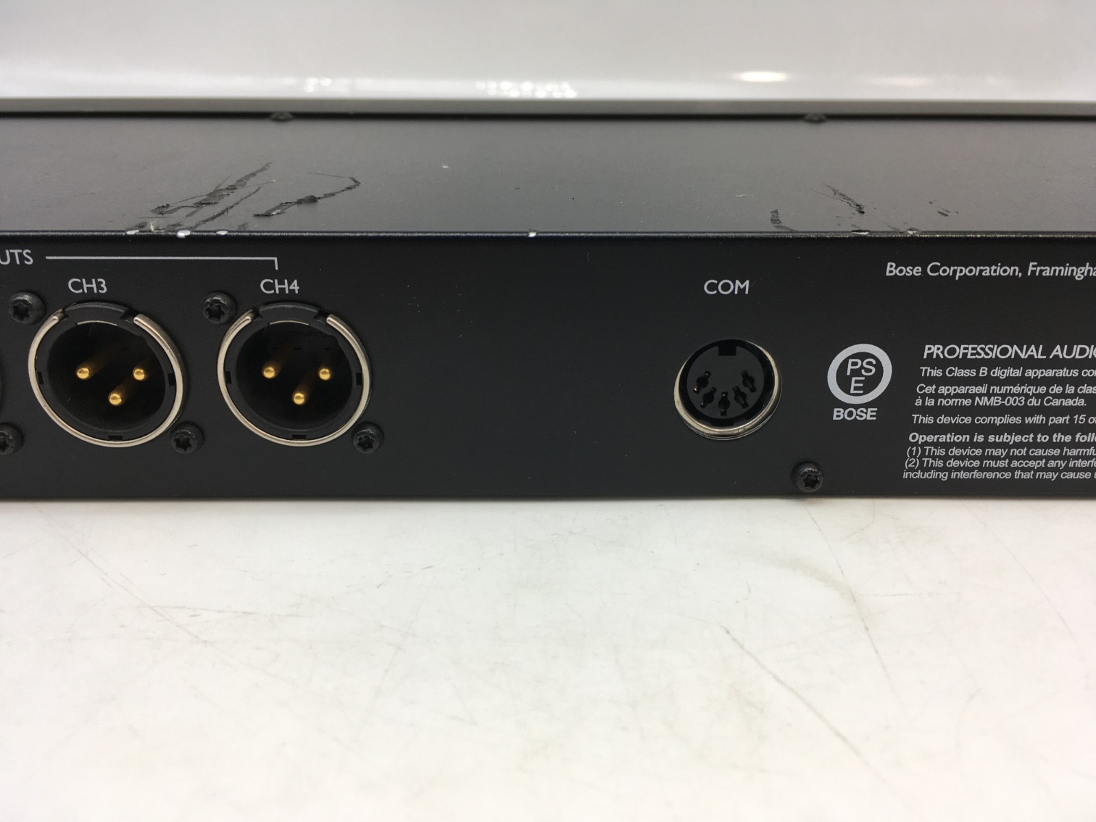 Bose Panaray System Digital Controller Working Tested Sound Processor Black
