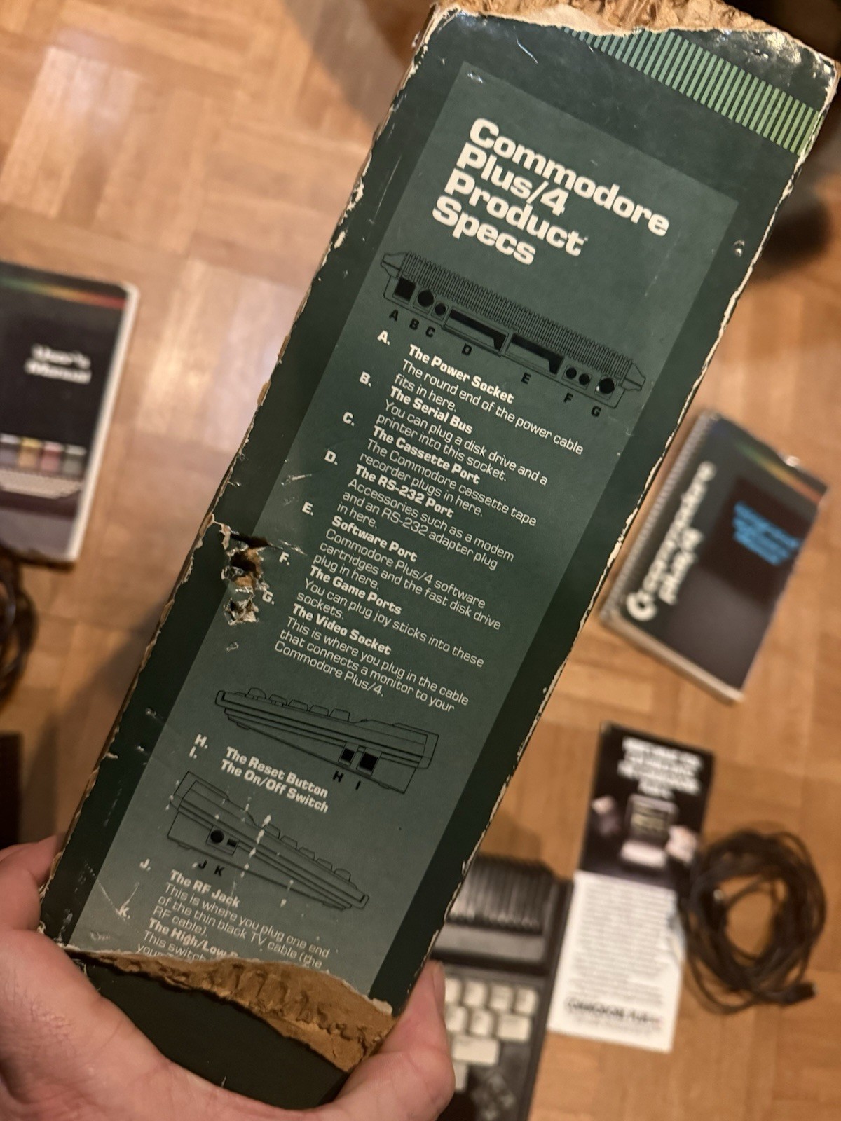 Commodore 64 computer Plus/4 with Original Box (tested working)