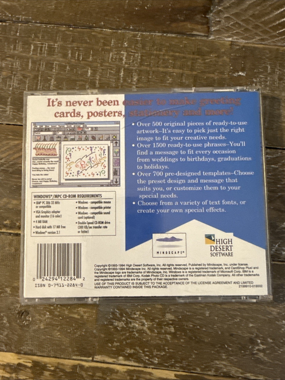 Cardshop Plus Deluxe PC Cd Rom