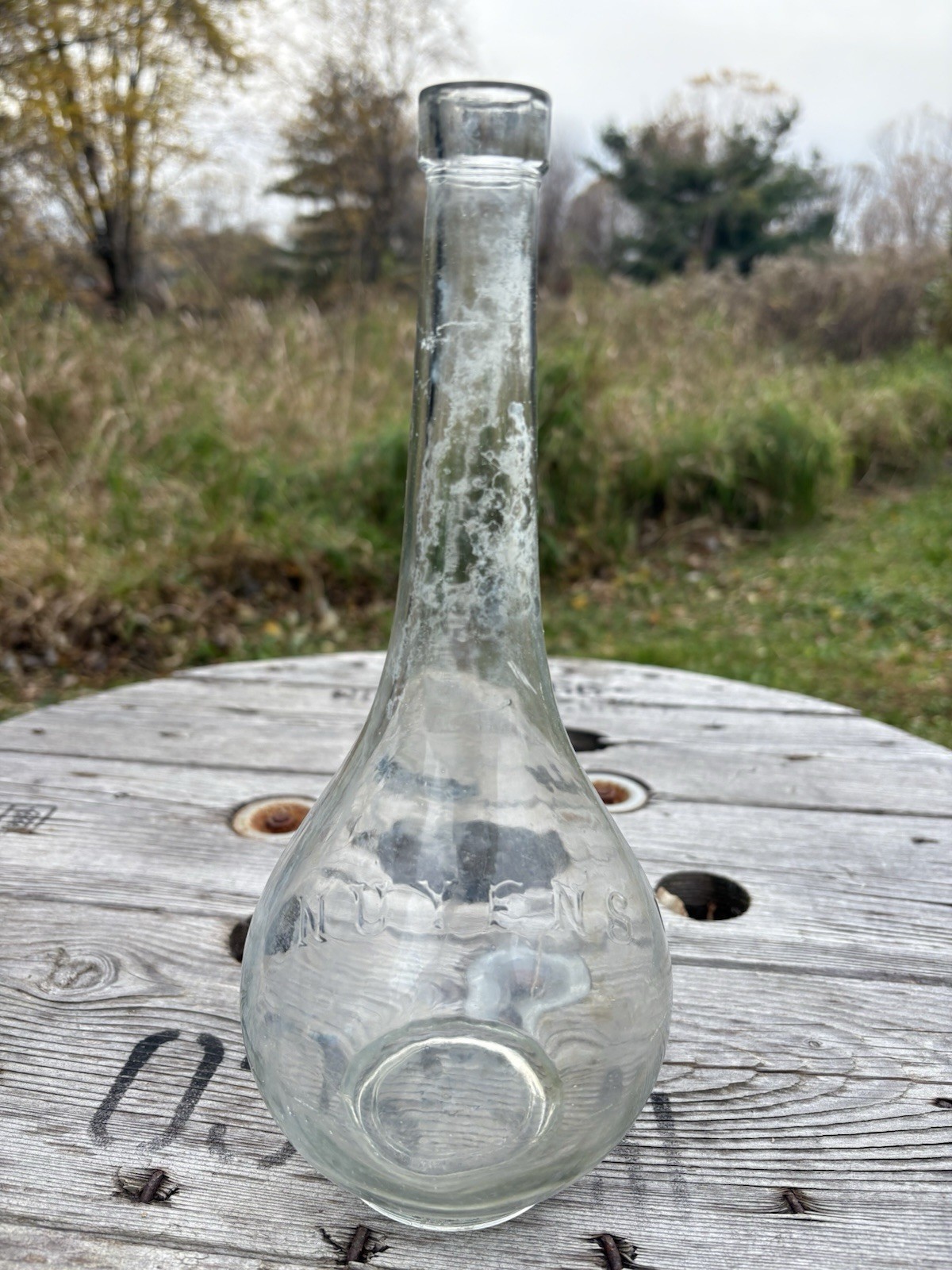 VTG Nuyens Crème de Menthe Bottle
