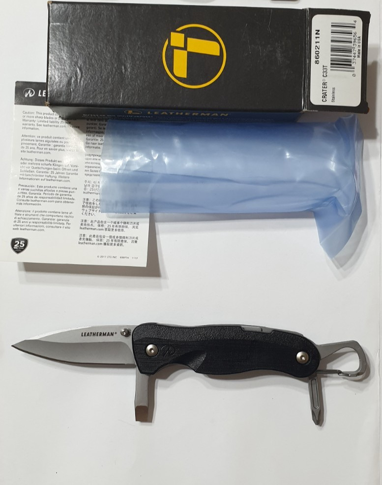 🔥🔥 Leatherman Crater C33T Multi Tool Military Retired Collectable Rare