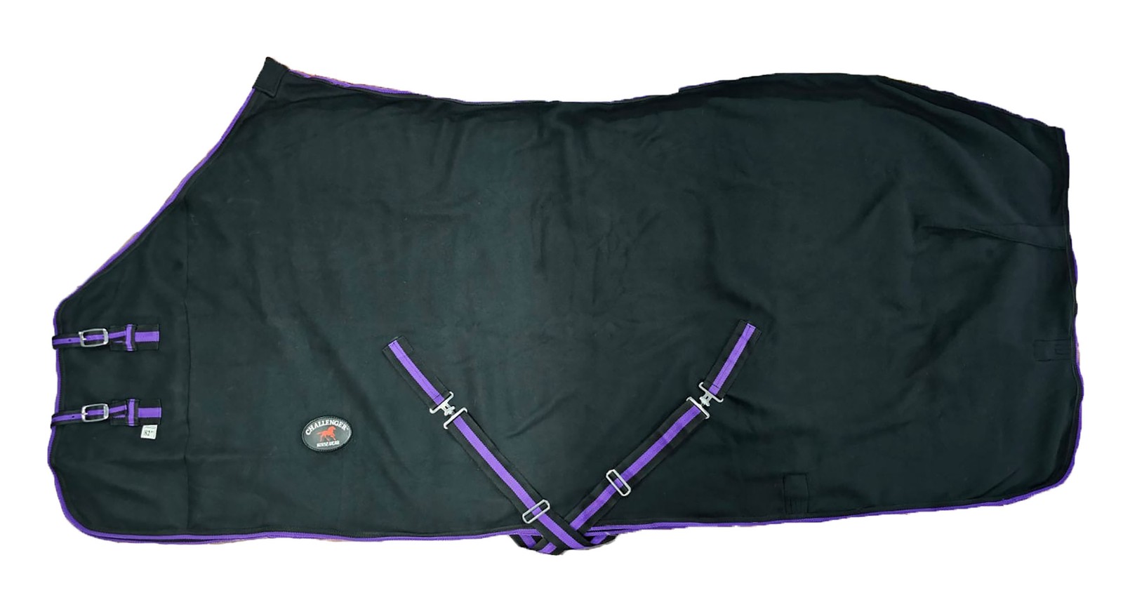 76"  Horse Purple Soft Fleece Cooler Moisture Wick Exercise Show Blanket 4396