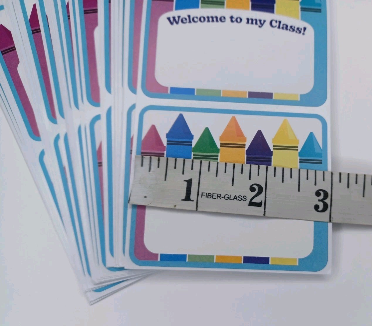 Welcome To My Class Classroom Student Name Tags 80 Stickers Crayons