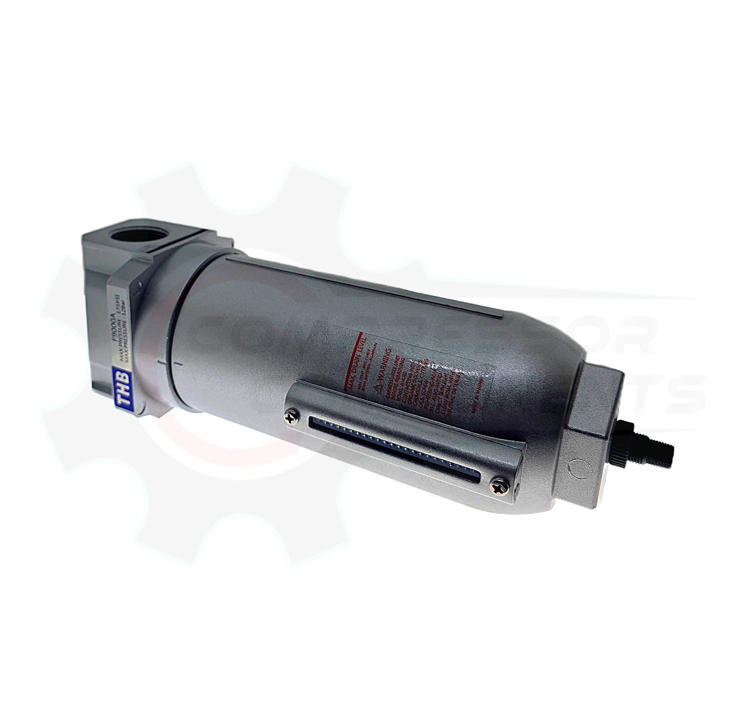 1" Compressed Air Particulate Filter With 5 Micron Filter and Auto Drain 175 CFM