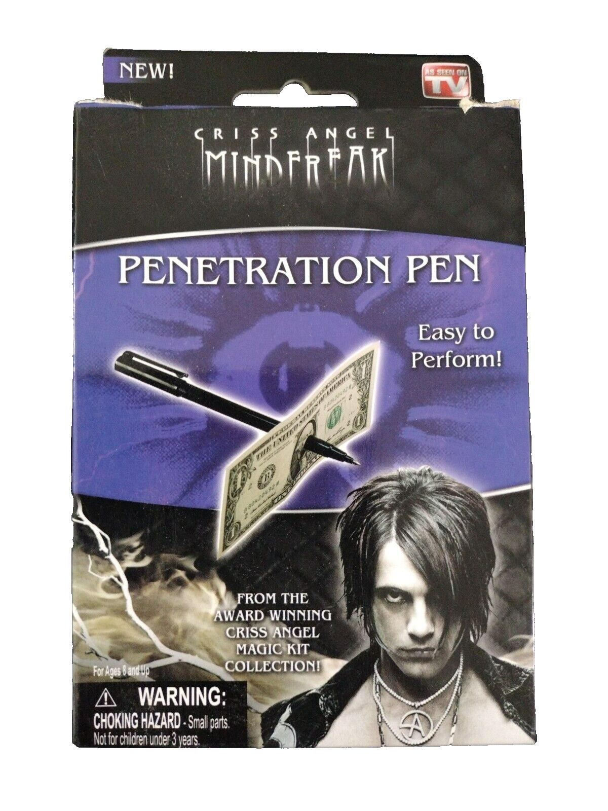 CRISS ANGEL Mindfreak Magic Trick 2010 Magician's Penetration Pen AS SEEN ON TV