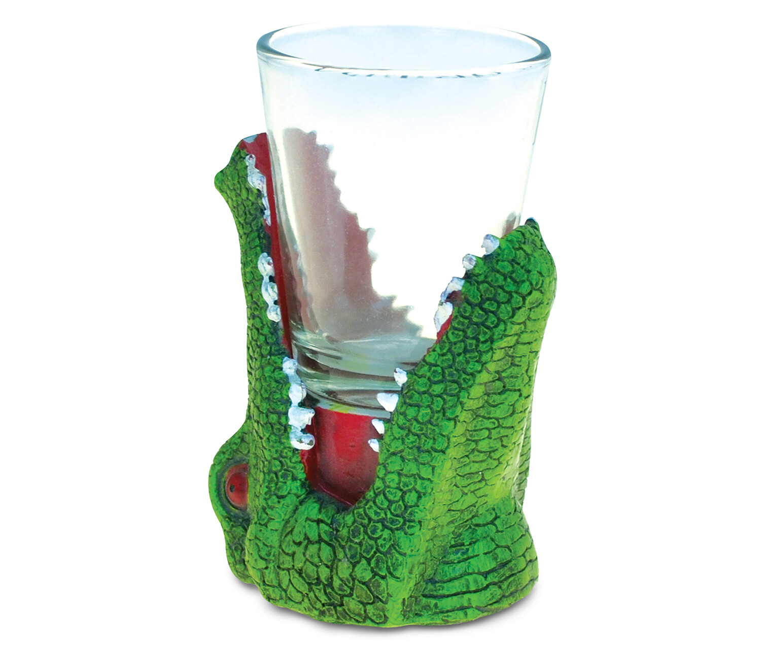 PuzzledAlligator Alligator Cool Animal Head Shot Glass -