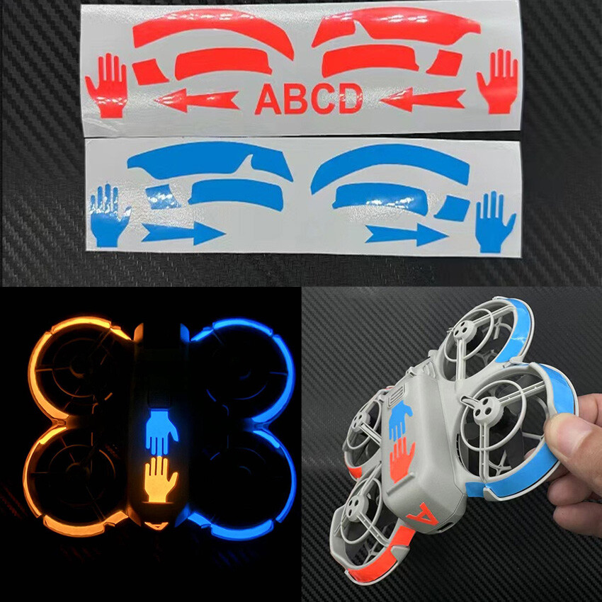 Waterproof Anti-fouling Luminous Colour Stickers Accessories For DJI Neo Drone