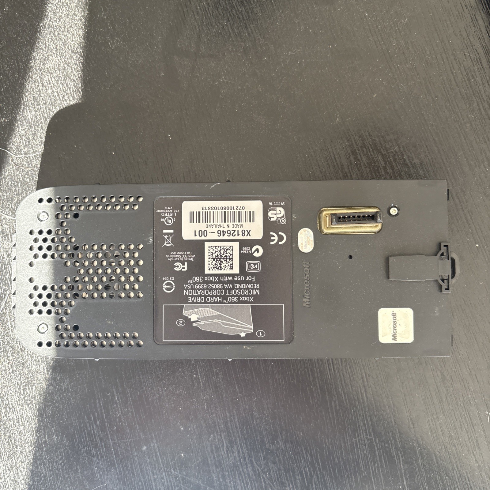 Microsoft Black Xbox 360 120GB HDD X812646-001 Hard Drive - Tested & Working
