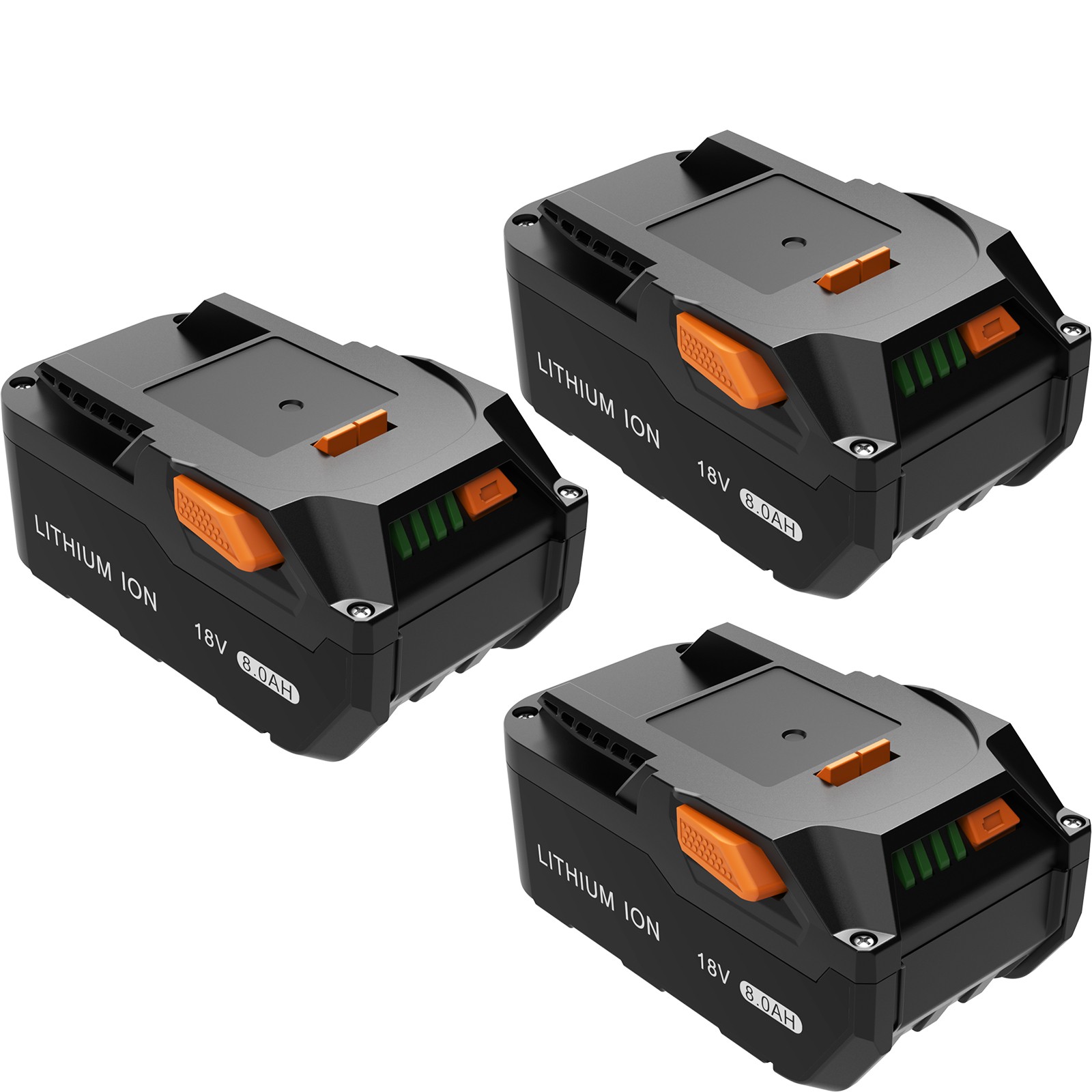 Upgraded For Ridgid 18V R840085 8.0Ah Lithium-ion Battery Rigid 18Volt R840087