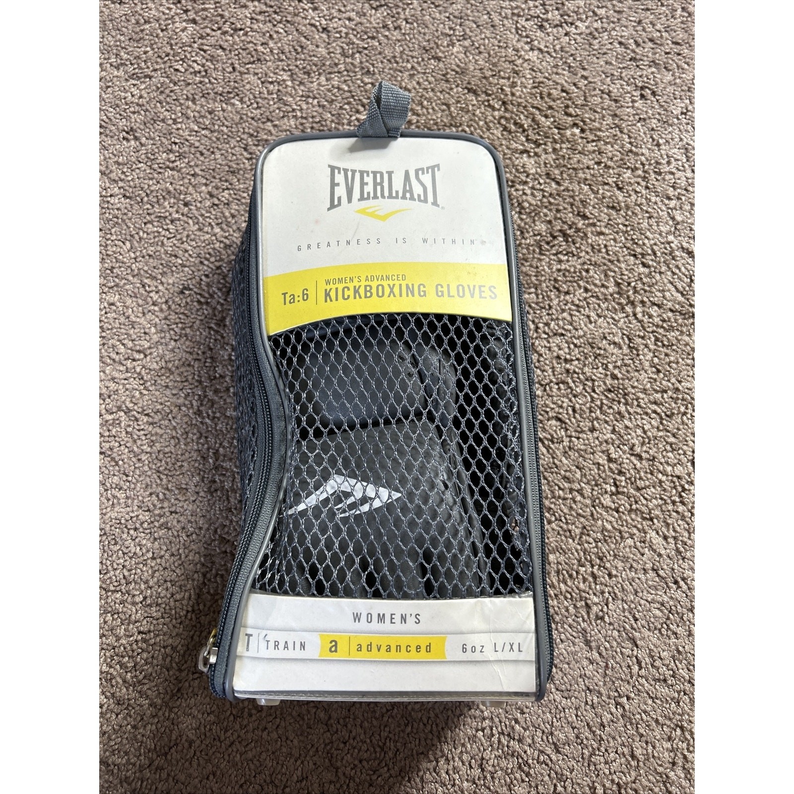 Everlast Advanced Women's Kickboxing gloves 6oz. GrayL/XL