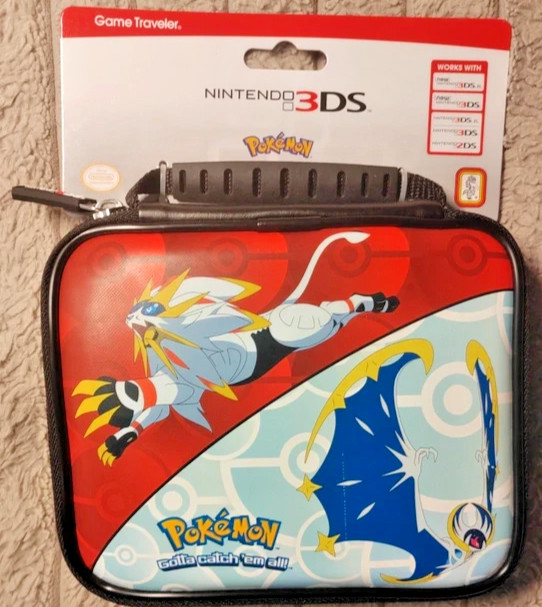 Pokémon SOLGALEO and LUNALA Game Traveler Case P215 Nintendo 2DS 3DS 3DS XL NEW