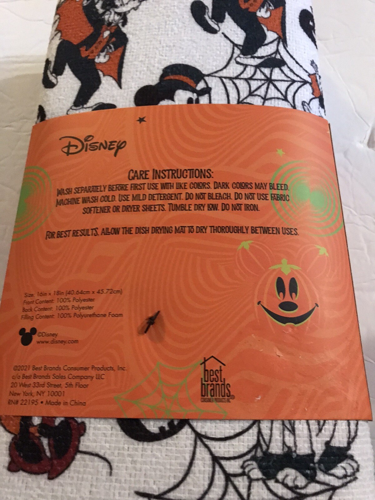Disney 2PK Halloween DRYING MATS