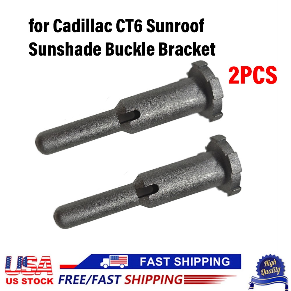 2Pc for Cadillac CT6 Sunroof Sunshade Buckle Bracket Zinc alloy Fixed Shaft New