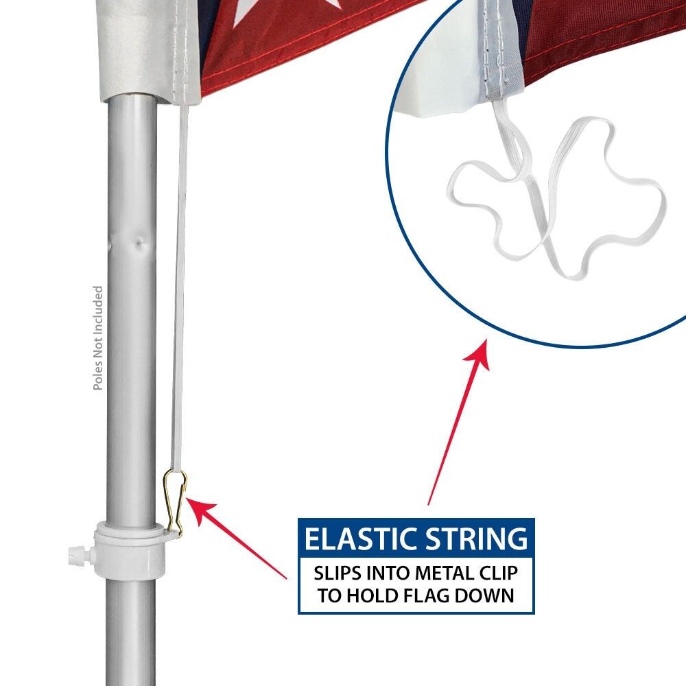 Hot Tubs Swooper Advertising Flag & Pole Kit