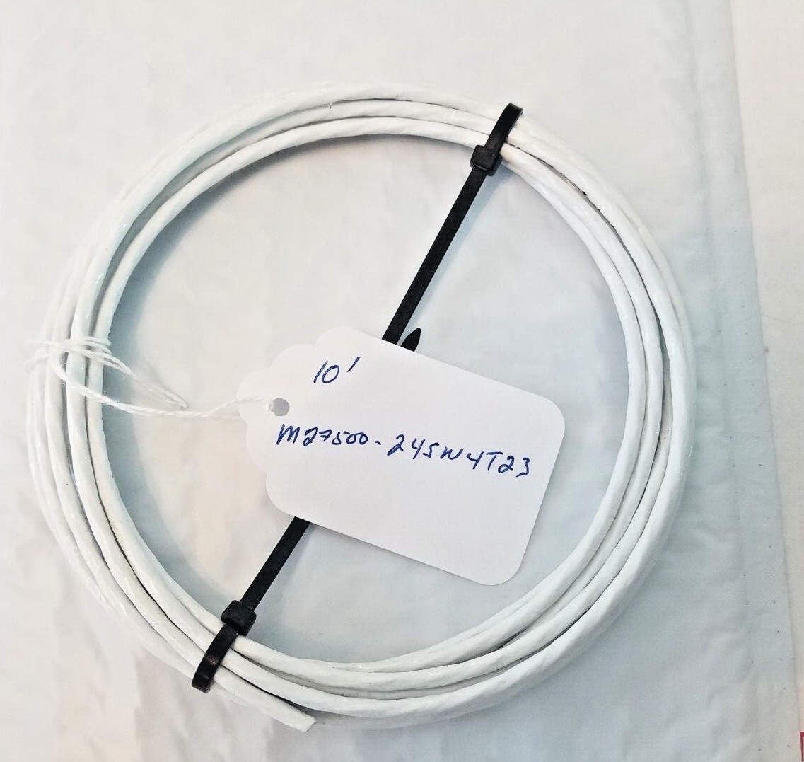 10 FEET M27500-24SN4T23 24 AWG 4 Conductor wire Mil spec. Airframe