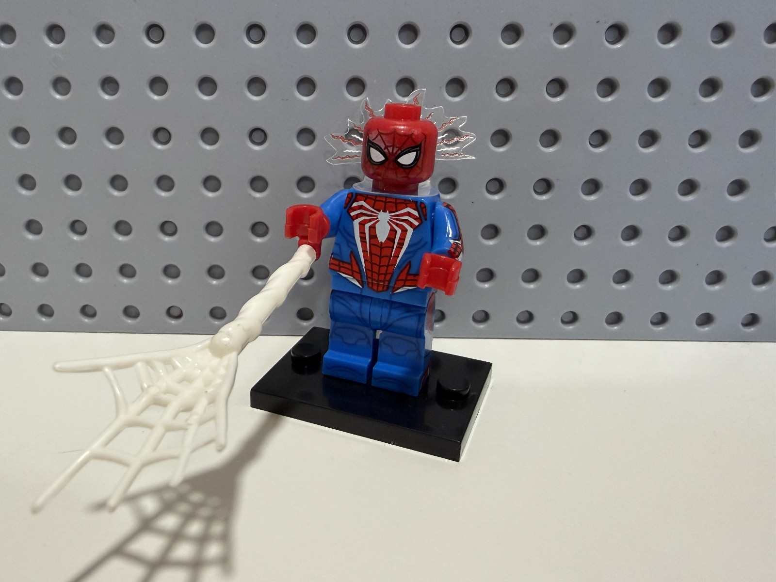 LEGO Marvel Spider-Man PS4 Suit Custom MInifgure New
