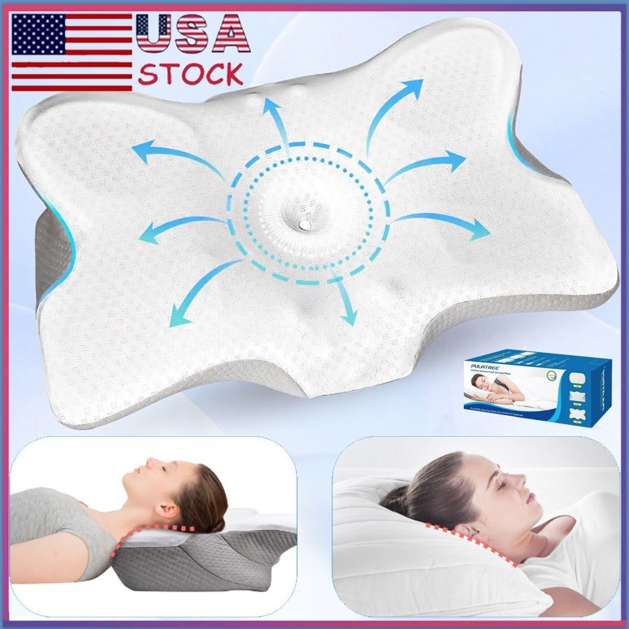 Cervical Pillow for Neck Pain Relief , Orthopedic Neck Support Pillows For Side