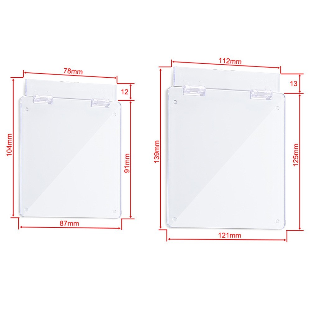 for ps Material Clear Thermostat Guard Cover for Wall Mounted Control Panels