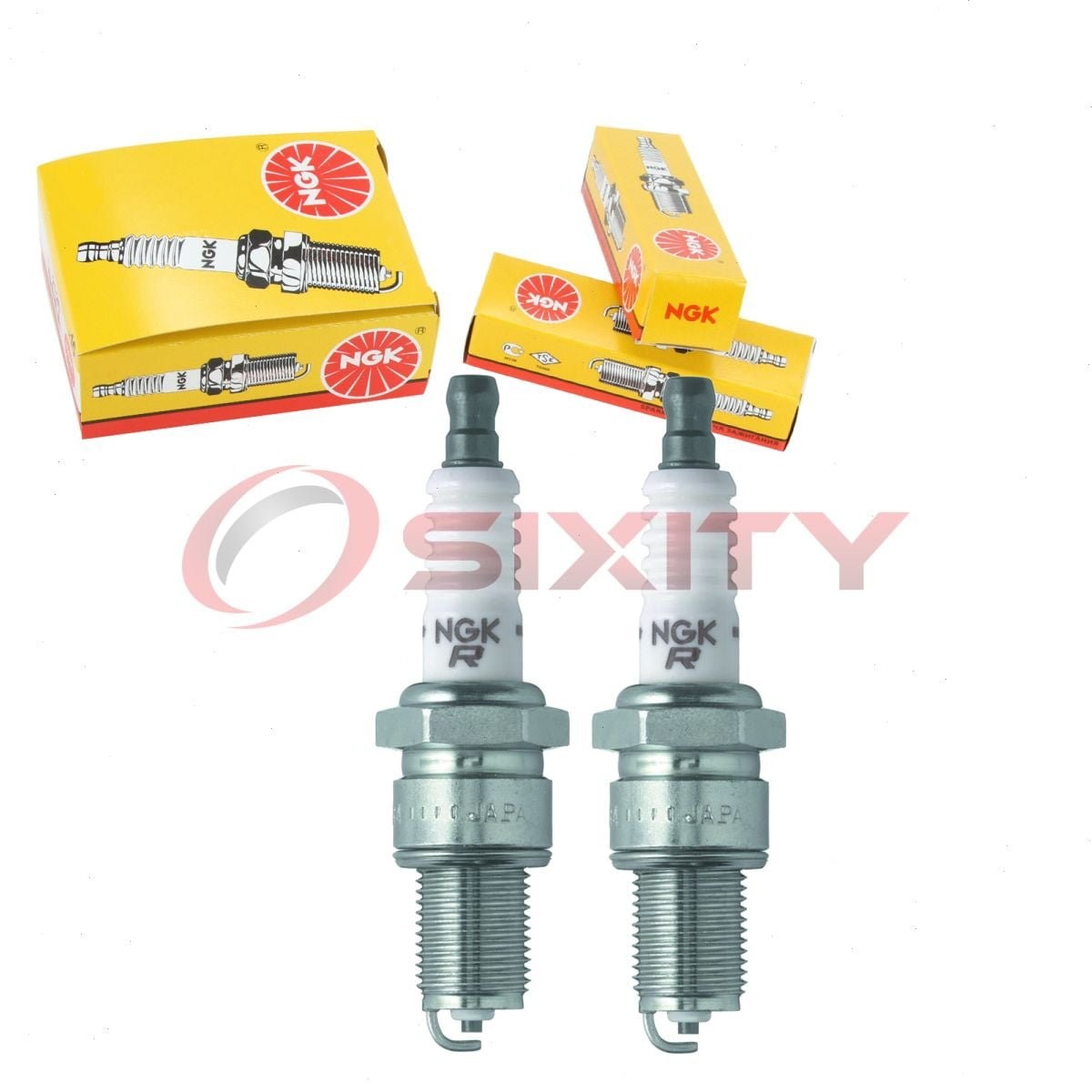 2 pc NGK 2015 Standard Spark Plugs for Ignition Wire Secondary