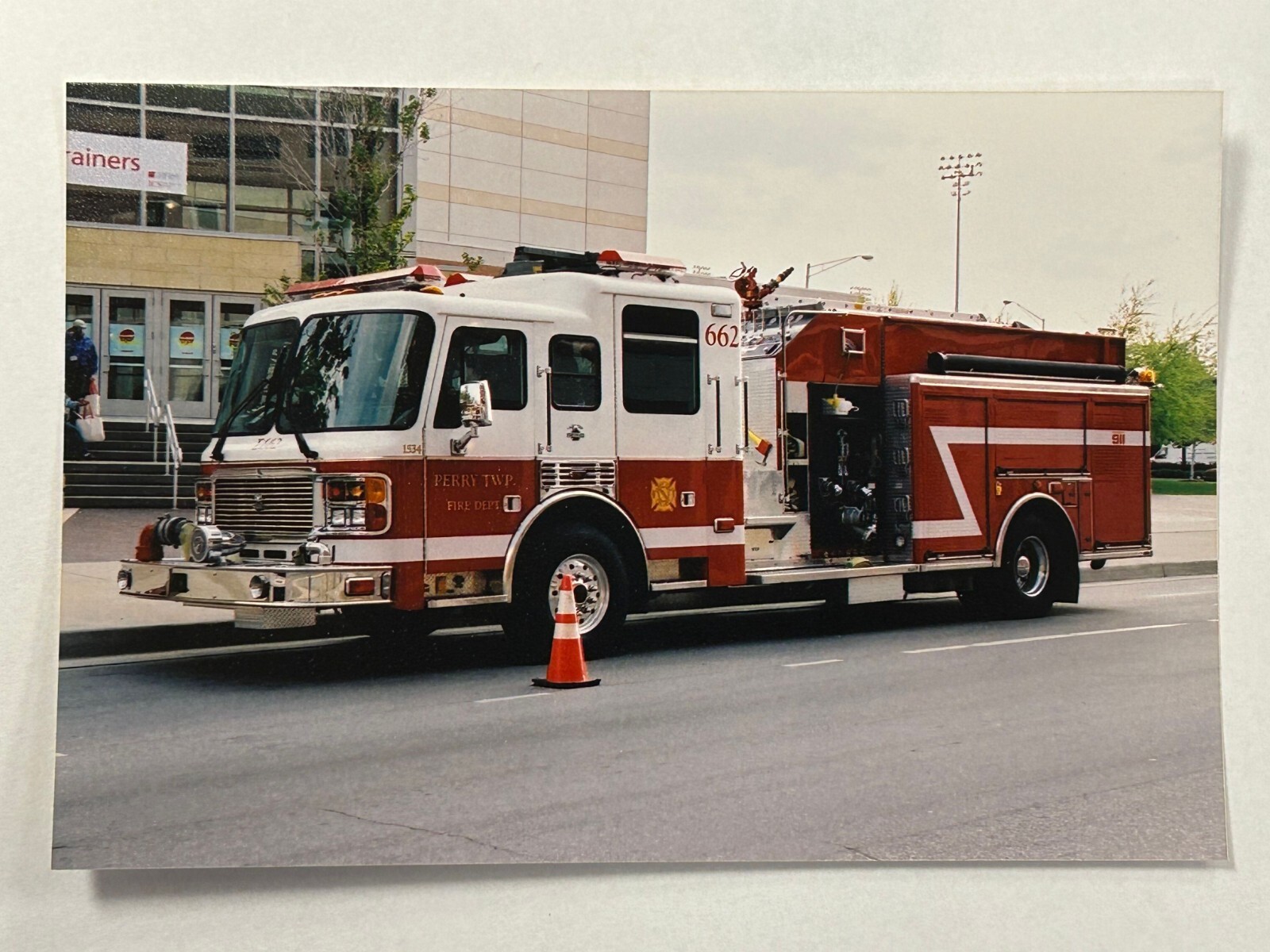 Perry Twp IN American La France pumper Fire Apparatus Print A58