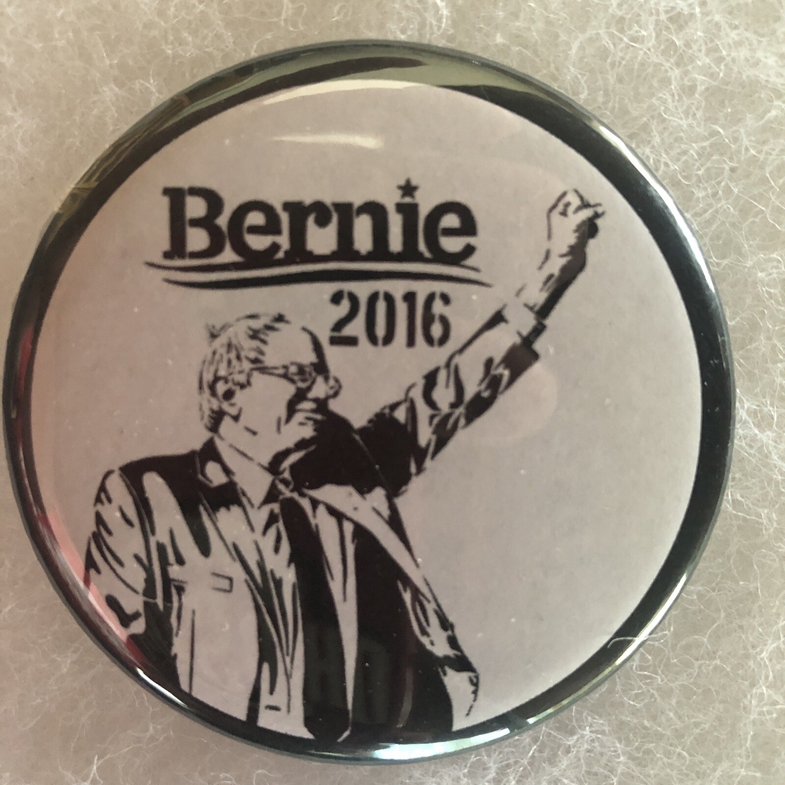 Bernie (Sanders) 2016   2 1/4” pinback button pin