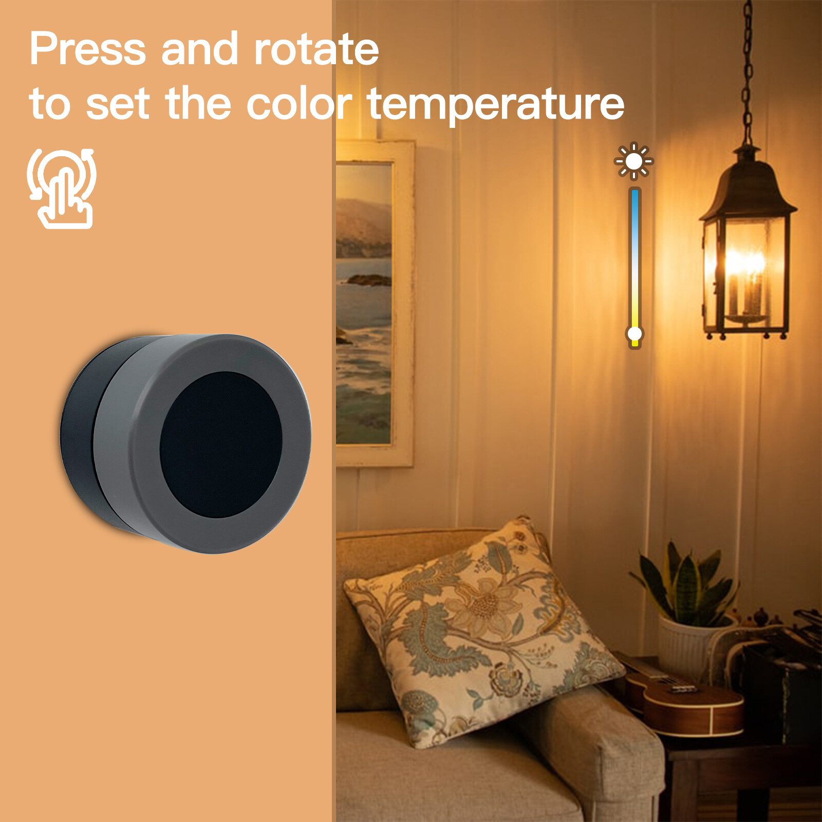 MOES Tuya ZigBee Smart Knob Switch Wireless Scene Switch Button Controller App