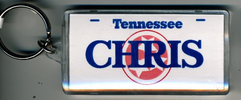 TENNESSEE NAME KEYCHAIN CHRIS (LN-05-333)