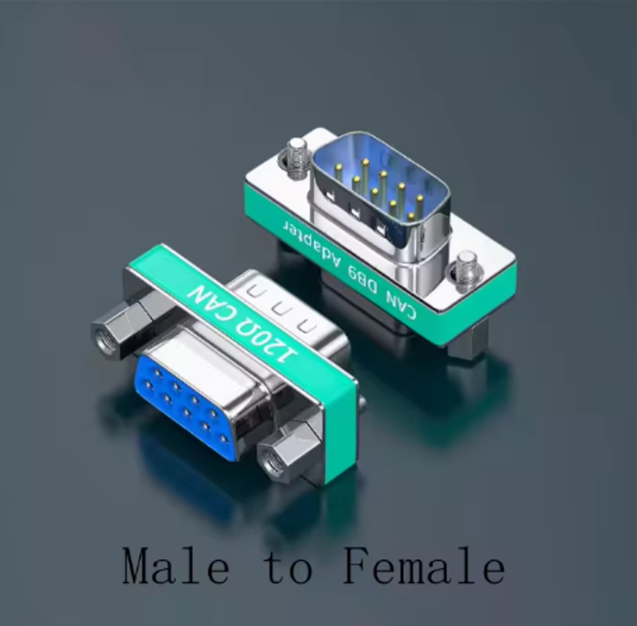 Terminating Resistor CAN Bus, Sub-D9 CAN/CAN FD Terminator 120 Ohm