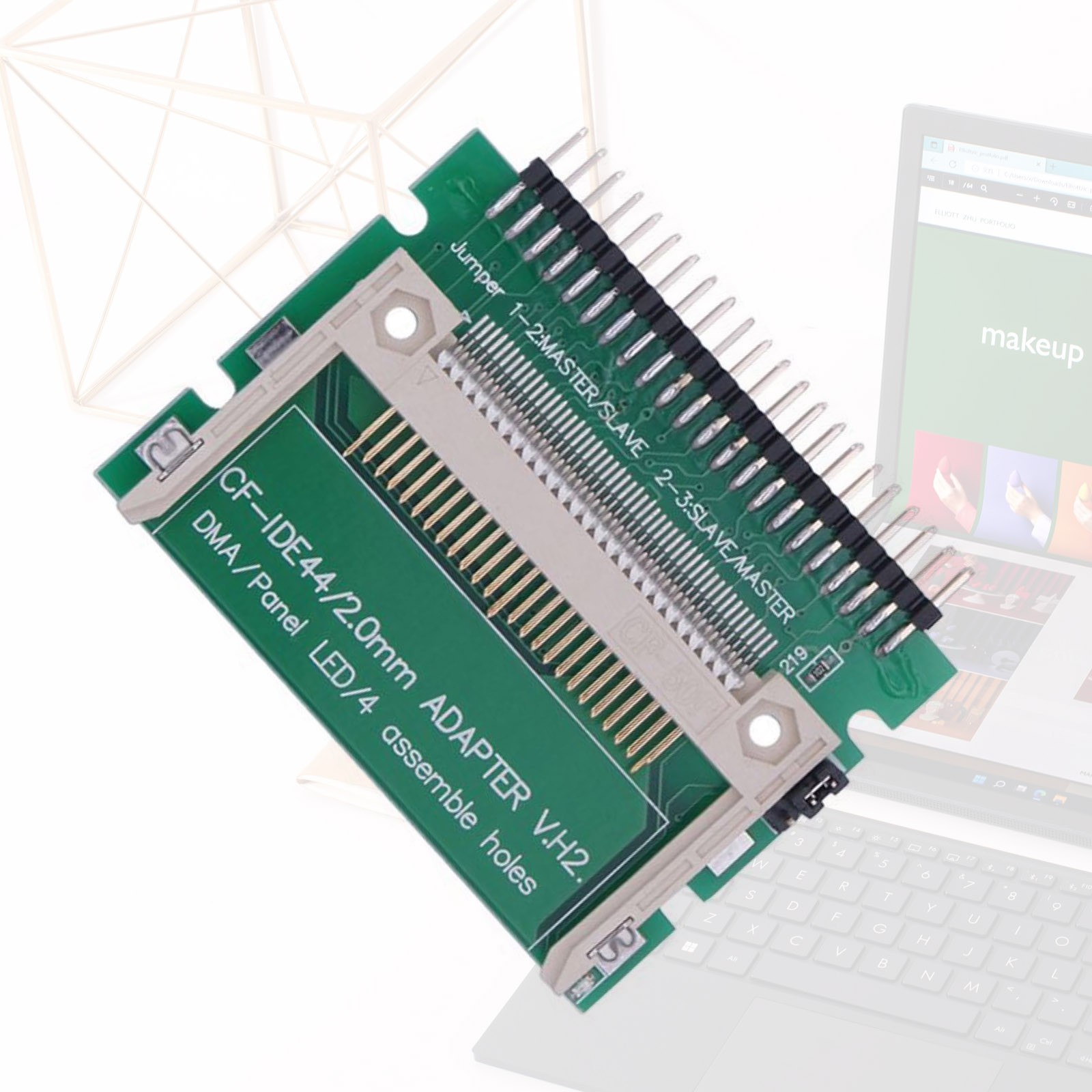 5.2*4.3cm CF to IDE Adapter Card Cost-Efficient for Testing and Industrial Use