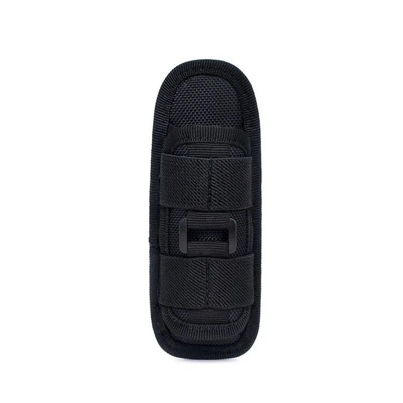 Tactical Flashlight Pouch Holster, Rotatable Holder Belt Clip Tactical Torch Car