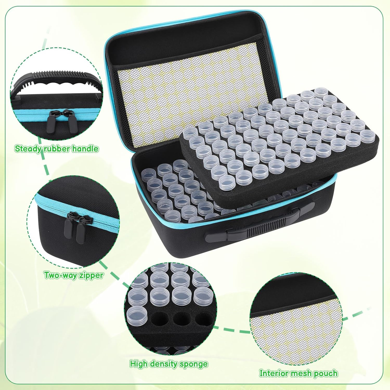 120 Slots Seed Storage Organizer Sturdy Seed Organizer Storage Box Plastic Stora