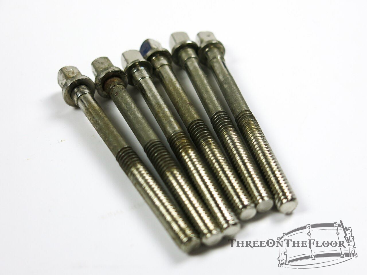 (x6) 1960s Gretsch ROUND BADGE Drum Tension Rod 3" : Lot116