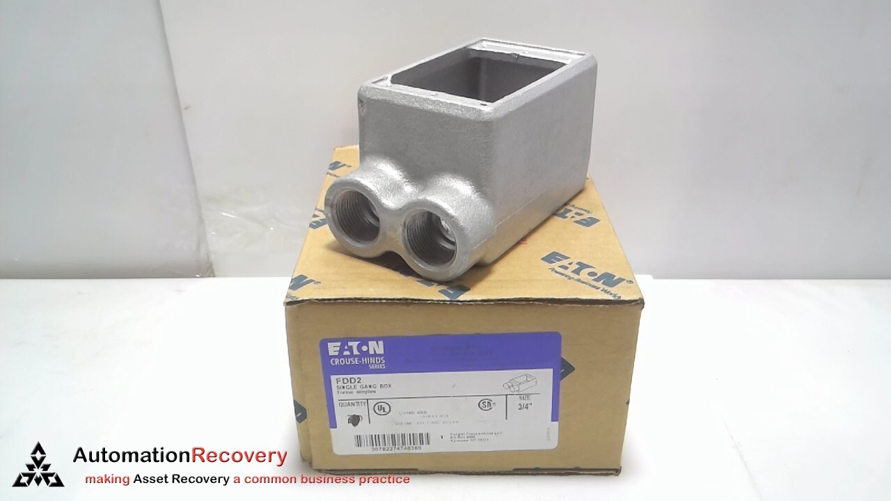 EATON FDD2 - BOX OF 2, CROUSE-HINDS CONDULET DEVICE BOX, NEW #350865