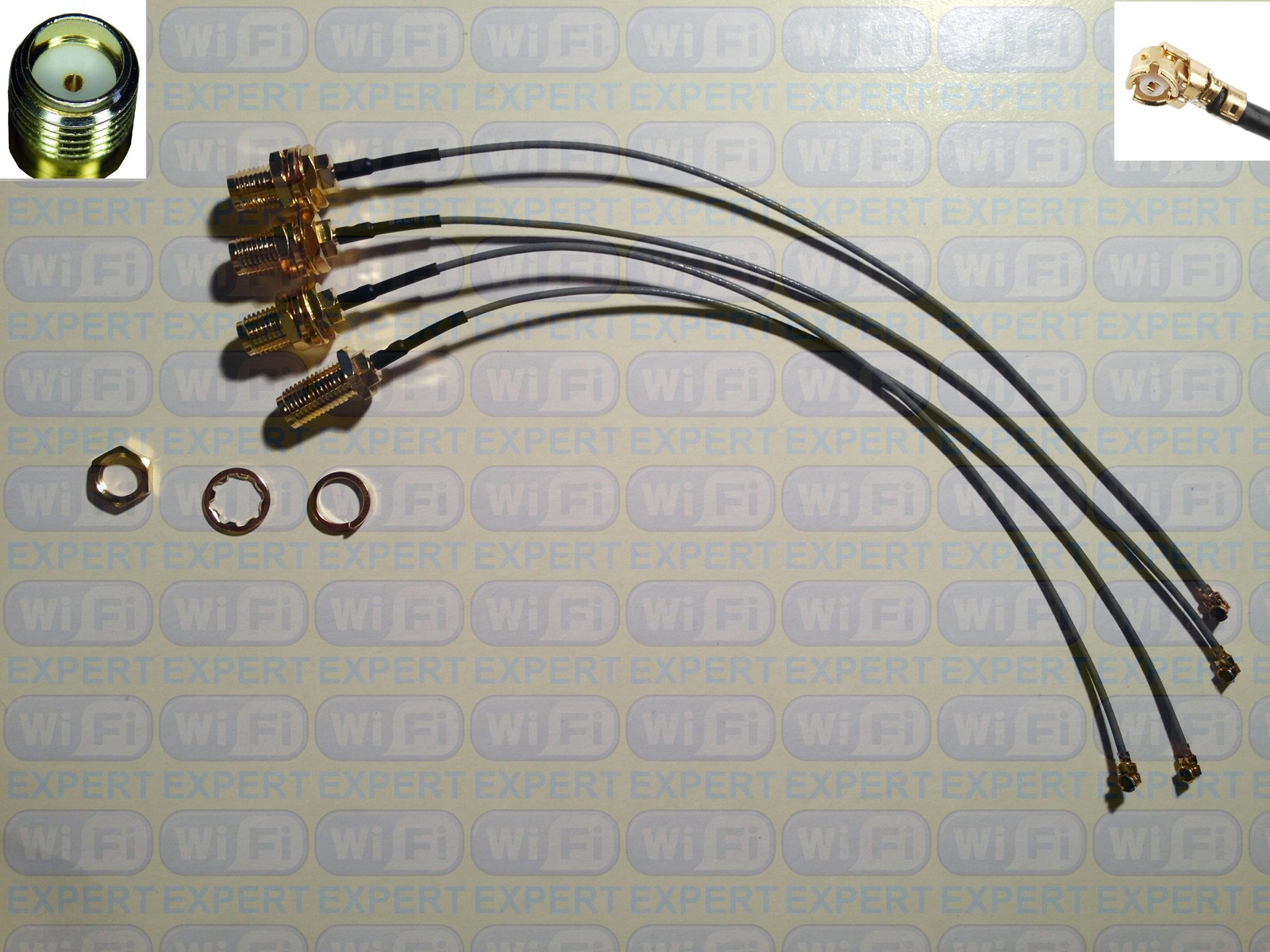 4 LONG Mini PCI U.FL to SMA Antenna WiFi Pigtail Cable Any Length 10-20 INCH