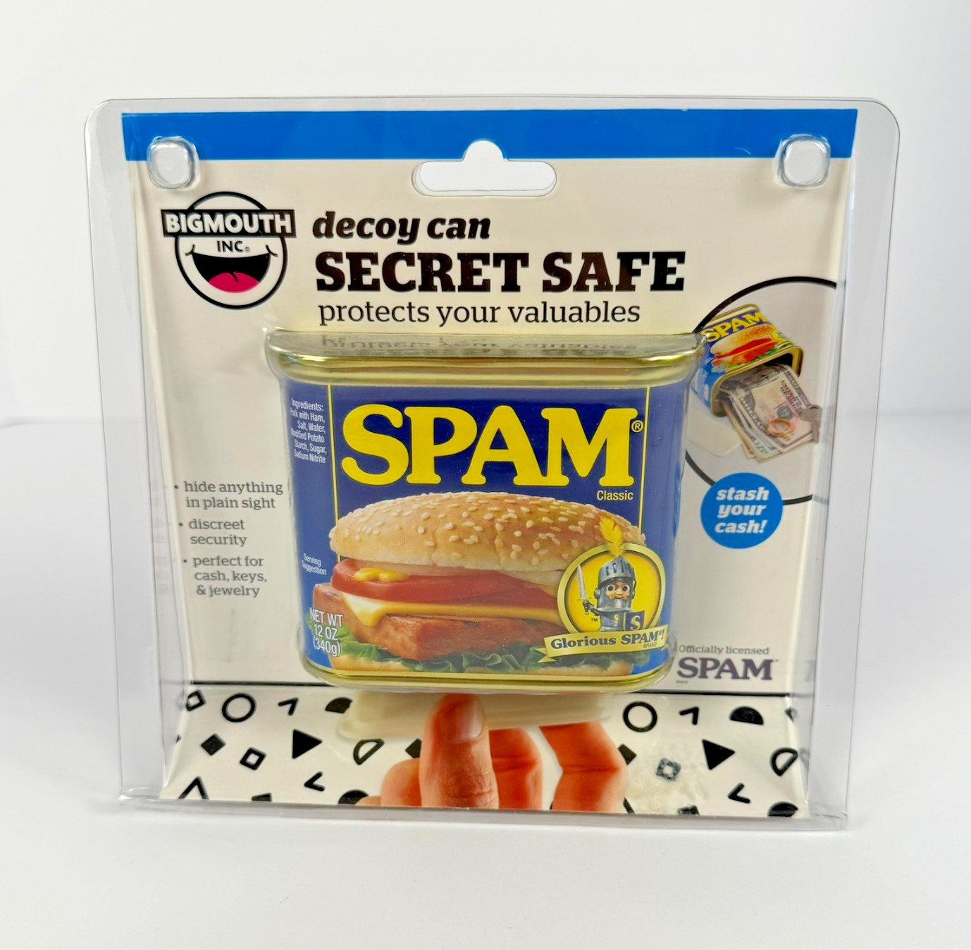 Decoy SPAM Can Secret Safe Protects Your Valuables Big Mouth Inc Hidden Bank