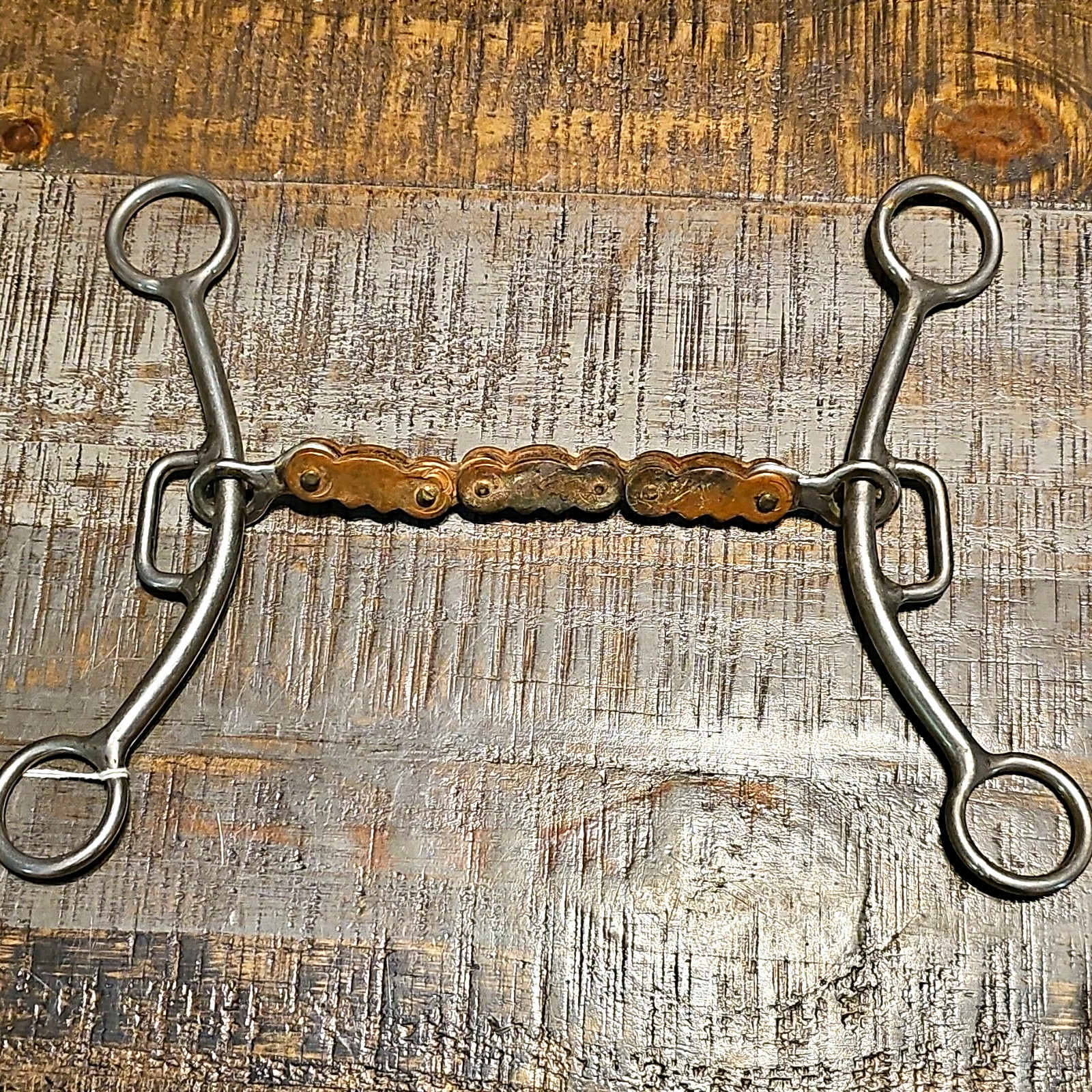 Mule Mouth Red River Copper Sliding Gag Horse Bit